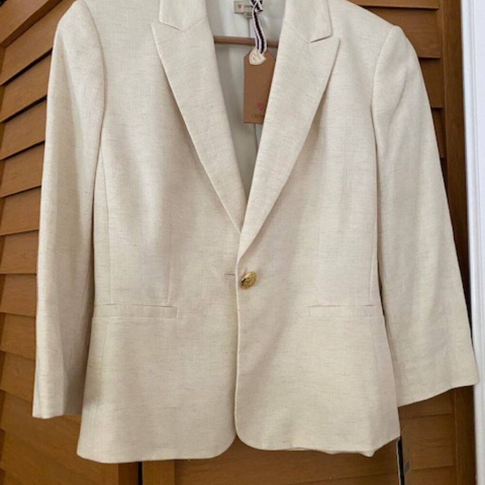CREMIUX EKLIN JACKET TAN COLOR SIZE 6 NEW WITH TAG